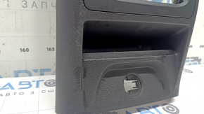 Ornament consolă centrală spate BMW X3 G01 18-21 negru, cu deflector, zgârieturi