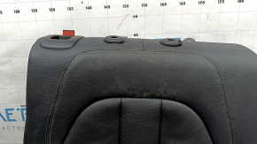 Spătar banchetă spate dreapta, rândul 2, BMW X5 G05 19-22, pentru 2 rânduri, piele neagră SCHWARZ, încălzită, curățabil chimic