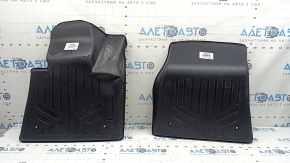 Set covorașe auto pentru BMW X5 G05 19-24 din cauciuc negru pentru 2 rânduri de scaune