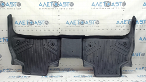 Set covorașe auto pentru BMW X5 G05 19-24 din cauciuc negru pentru 2 rânduri de scaune