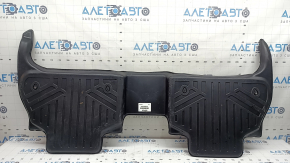 Set covorașe auto pentru BMW X5 G05 19-24 din cauciuc negru pentru 2 rânduri de scaune
