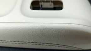 Ornament arc stânga Mercedes X167 GLS 450 20-26 gri închis, cotiera piele bej, zgârieturi, uzate, îndoite, ghidaj și suport rupte