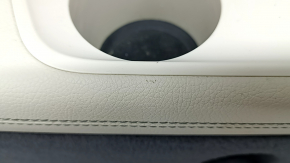 Ornament arc stânga Mercedes X167 GLS 450 20-26 gri închis, cotiera piele bej, zgârieturi, uzate, îndoite, ghidaj și suport rupte