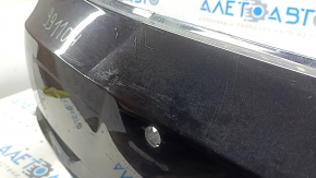 Бампер задний голый Tesla Model 3 18-23 черный PBSB, под парктроники, сломаны крепления, царапины,  примят, следы ремонта, нет крепления парктроника