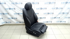 Пассажирское сиденье BMW X5 G05 19-22 с airbag, электрическое, подогрев, Sport, кожа черная SCHWARZ