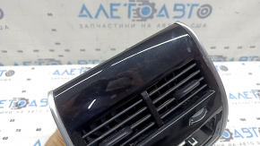 Дефлектор воздуховода центральной консоли с накладкой BMW X5 G05 19-26 черный глянец под 4 зонное управление, царапины
