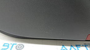 Ornamente ușă, placă spate stânga, Mercedes X167 GLS 450 20-26, gri închis, inserție și cotieră, piele bej, mulaj sub lemn închis Burmester, sub scaun, zgârieturi, lovituri