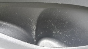 Ornamente ușă, placă spate stânga, Mercedes X167 GLS 450 20-26, gri închis, inserție și cotieră, piele bej, mulaj sub lemn închis Burmester, sub scaun, zgârieturi, lovituri