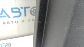 Ornamente ușă, placă spate dreapta, Mercedes X167 GLS 450 20-26, gri închis, inserție și cotieră, piele bej, mulaj sub lemn închis Burmester, comenzi sub scaun, zgârieturi