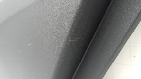 Ornamente ușă, placă spate dreapta, Mercedes X167 GLS 450 20-26, gri închis, inserție și cotieră, piele bej, mulaj sub lemn închis Burmester, comenzi sub scaun, zgârieturi