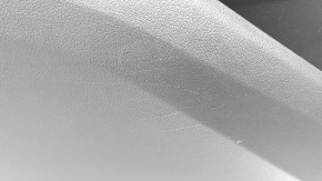 Ornamente ușă, placă stânga față, Mercedes X167 GLS 450 580 20-26, gri închis, inserție și cotieră, piele bej, mulaj sub lemn închis Burmester, zgârieturi, rupturi, pentru curățare chimică