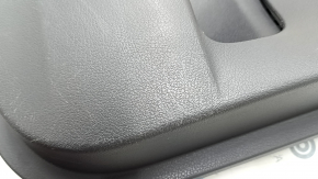 Ornamente ușă, placă stânga față, Mercedes X167 GLS 450 580 20-26, gri închis, inserție și cotieră, piele bej, mulaj sub lemn închis Burmester, zgârieturi, rupturi, pentru curățare chimică
