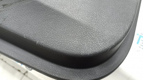 Ornamente ușă, placă stânga față, Mercedes X167 GLS 450 580 20-26, gri închis, inserție și cotieră, piele bej, mulaj sub lemn închis Burmester, zgârieturi, rupturi, pentru curățare chimică