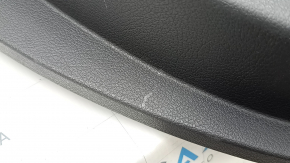 Ornamente ușă, placă stânga față, Mercedes X167 GLS 450 580 20-26, gri închis, inserție și cotieră, piele bej, mulaj sub lemn închis Burmester, zgârieturi, rupturi, pentru curățare chimică