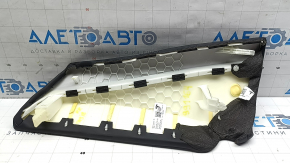 Ornamente laterale banchetă dreapta spate Tesla Model 3 18-23, piele neagră, închizătoare ruptă