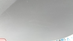 Ornamente ușă, placă dreapta față, Mercedes X167 GLS 450 580 20-26, gri închis, inserție și cotieră, piele bej, mulaj sub lemn închis Burmester, zgârieturi
