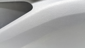 Ornamente ușă, placă dreapta față, Mercedes X167 GLS 450 580 20-26, gri închis, inserție și cotieră, piele bej, mulaj sub lemn închis Burmester, zgârieturi