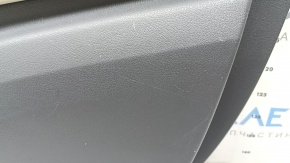 Ornamente ușă, placă dreapta față, Mercedes X167 GLS 450 580 20-26, gri închis, inserție și cotieră, piele bej, mulaj sub lemn închis Burmester, zgârieturi