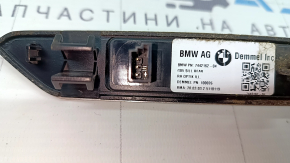 Inserție prag ușă spate dreapta BMW X5 G05 19-23 cromat BMW, cu iluminare din spate, zgârieturi, oxidat