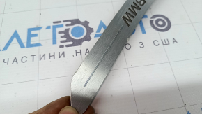 Inserție prag ușă spate dreapta BMW X5 G05 19-23 cromat BMW, cu iluminare din spate, zgârieturi, oxidat