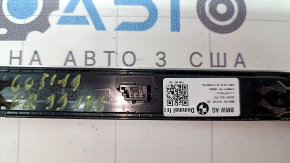 Вставка накладки порога передняя правая BMW X5 G05 19-23 хром BMW, с подсветкой, царапины, окислена