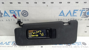Vizor stânga BMW X5 G05 19-25 negru, fără cârlig, curățabil chimic