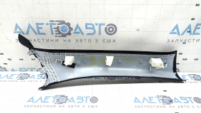Накладка передней стойки левая верхняя BMW X5 G05 19-23 черная, с заглушкой, царапины