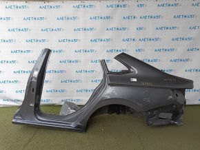 Aripă spate stânga VW Jetta 19-26 tăiată cu stâlpul central, grafit, îndoitură