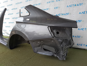 Aripă spate stânga VW Jetta 19-26 tăiată cu stâlpul central, grafit, îndoitură