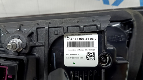 Lampă interioară hayon, stânga, Mercedes X167 GLS 450 580 20-23 LED, uzată, crăpată în sticlă