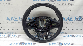 Volan BMW X5 G05 19-25 din piele neagră cu încălzire și padele pentru schimbarea treptelor de viteză, cu asistență la condus pro, sport, zgârieturi