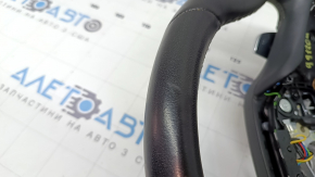 Volan BMW X5 G05 19-25 din piele neagră cu încălzire și padele pentru schimbarea treptelor de viteză, cu asistență la condus pro, sport, zgârieturi