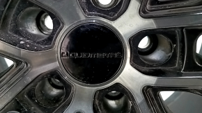 Set jante R18 x 8J ET40 Toyota Camry v55 15-17 Liquid Metal, cu capace, bordură ușoară