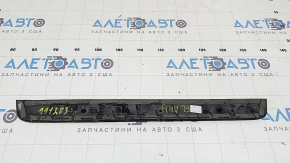 Ornament prag ușă, exterior, față stânga, Audi A4 B8 08-16 sedan, cromat S line, îndoit, zgârieturi, ghidaj rupt