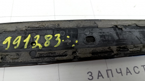 Ornament prag ușă, exterior, față stânga, Audi A4 B8 08-16 sedan, cromat S line, îndoit, zgârieturi, ghidaj rupt