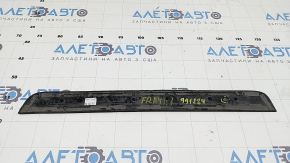 Ornament prag ușă, exterior față dreapta, Audi A4 B8 08-16 sedan, cromat, S line, ghidaj rupt, zgârieturi, lovituri, îndoit