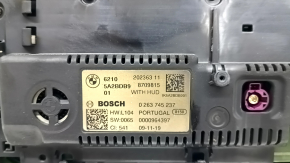 Tablou de bord BMW X7 G07 19-22 12.3", pentru proiecție, pentru cameră, 107k, acoperit de funingine, suport crăpat