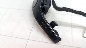Buton de blocare ușă stânga față Tesla Model 3 18-20, negru lucios, cu capac, rupturi, element de fixare rupt