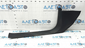 Ornament prag interior stânga față Mercedes X167 GLS 450 580 20-23 gri închis, zgârieturi, uzat, necesită curățare, elemente de fixare rupte