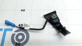 Buton de blocare ușă spate stânga Tesla Model 3 18-20, negru lucios, cu capac, suport defect