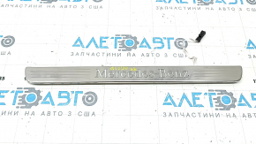 Ornament prag ușă spate dreapta exterior Mercedes X167 GLS 450 580 20-26 cromat cu iluminare din spate, uzat