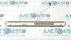 Ornament prag ușă stânga față exterior Mercedes X167 GLS 450 580 20-26 cromat cu iluminare din spate, uzat