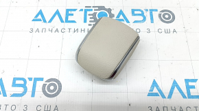 Ornamente cotieră consolă centrală Mercedes X167 GLS 450 580 20-23 piele bej cu crom, finisaj lacrimogen