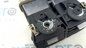 Deflector conductă de aer consolă centrală Mercedes X167 GLS 450 580 20-26, negru, suporturi cadru rupte, lipsă încuietoare de reglare