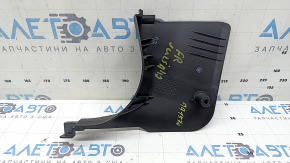Ornament stâlp dreapta jos față Alfa Romeo Giulia 17-24 negru, zgârieturi, suport rupt