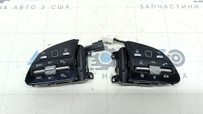 Кнопки управления на руле Mercedes X167 GLS 450 580 20-23 черный глянец