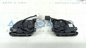 Кнопки управления на руле Mercedes X167 GLS 450 580 20-23 черный глянец