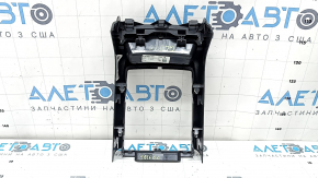 Ornament consolă centrală spate Mercedes X167 GLS 450 580 20-20 inferior, gri închis, zgârieturi, necesită curățare