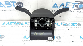 Ansamblu comutatoare coloană direcție chitară Mercedes X167 GLS 450 580 20-26 pentru volan încălzit, cu strat protector gri închis, buton lateral uzat, rupt