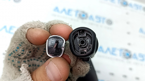 Ansamblu comutatoare coloană direcție chitară Mercedes X167 GLS 450 580 20-26 pentru volan încălzit, cu strat protector gri închis, buton lateral uzat, rupt